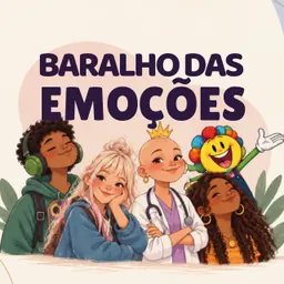 Selo do Baralho das Emoções, com a Turma do Longinho